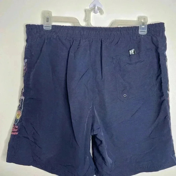 VINTAGE Big Dogs Swim Trunks It’s Five O Clock Somewhere Embroidered Size Large - Picture 5 of 7